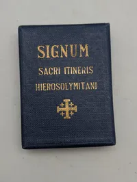 Jerusalem Pilgrimskors (Signum Sacri Itineris Hierosolymitani) i bronze
