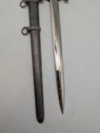 Tysk Hærdolk Model 1935 af Paul Weyersberg & Co. Solingen afnazifiseret 