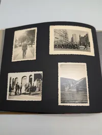 Tysk fotoalbum med portrætter af soldater fra 2. verdenskrig