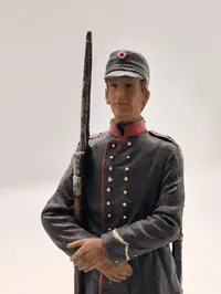 Håndmalet tinsoldat af Dansk 1864 infanterist 