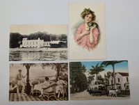 Collection of Four Early 20th Century Illustrated Postcards