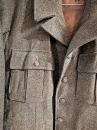 Svensk M/1939 Militær Uldjakke, dateret 1940