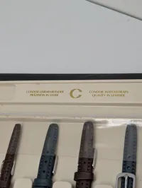 Condor Watchstraps læderremme i præsentationsmappe