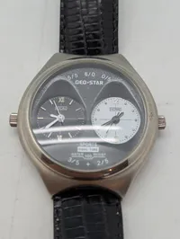 Geo Star Sports Dual Time Herreur med To Tidszoner, virker 