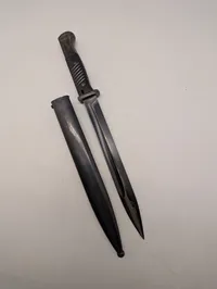 Tysk K98 Bajonet S84/98 III med metalskede WW2 Luftwaffe 