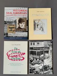 Collection of Four Danish WWII Resistance and Concentration Camp Books