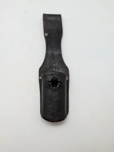 Tysk Bajonetfrø i Sort Læder til Mauser K98