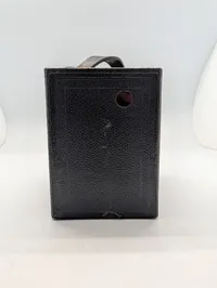 Kodak Popular Brownie Box Camera with Leather Carrying Case