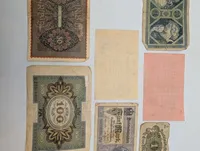 Samling af tyske pengesedler fra Weimarrepublikken, 1910-1923
