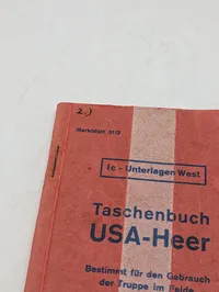 Tysk militær manual, Taschenbuch USA-Heer, 5. udgave, marts 1944