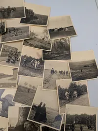 Samling af originale Tysk  sort-hvide fotografier fra 2. verdenskrig