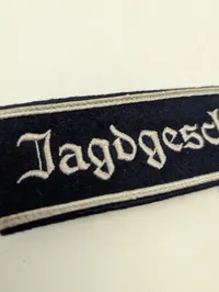 Tysk Luftwaffe Jagdgeschwader Richthofen Ærmelstribe, original ?