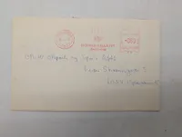 Dronning Ingrid af Danmark, håndskrevet takkekort fra Amalienborg, 1972