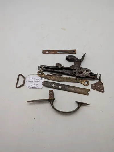 Reservedele til dansk m/1807 Jægerriffel, percussionsombygget