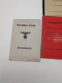 Samling af tyske dokumenter fra det 20. århundrede inkl. Kennkarte