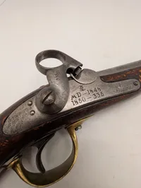  Dansk ringhane pistol model 1848 Kronborg, 2 Dragon regiment 