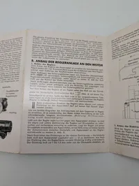 WWII German Junkers VS 11 Luftschraubenanlage-Karte Document
