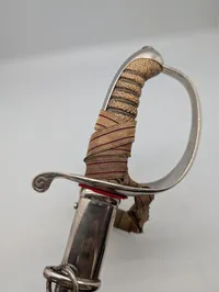 Dansk M/1859 Officersabel med Portepé og Skede