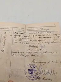 Tysk Militärpaß fra 1. Verdenskrig tilhørende Emil Ludvig Matthiesen