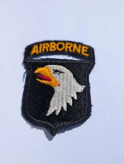 US Army 101st Airborne Division "Screaming Eagles" Broderet Patch WW2