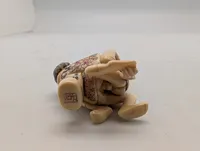 Antik JAPANESE HAND CARVED EROTIC NETSUKE FIGURES EDO / MEIJI PERIODE 