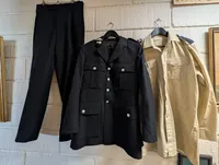 Dansk HIPPO uniform, med skjorte og bukser, efter 45 