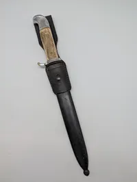 Erik Frost Mora Sweden Stag Handle udgangsbajonet 