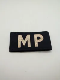 Militærpoliti (MP) Armbind i Sort Filt