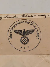 Tysk censureret brev fra 1940 sendt til Ellen Torp i Danmark
