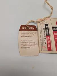 Vintage Ronson Varaflame Butan-Lighter i Original Æske