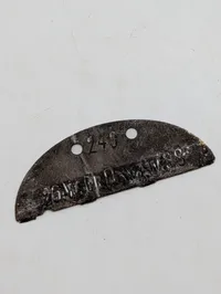 Tysk WWII Erkennungsmarke (ID-skilt) - Waffen-SS Grenadier-Division der SS (Hungaria nr. 2). ORIGINALT 