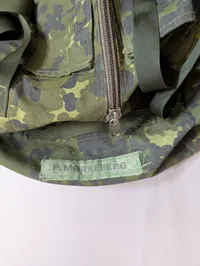 Danish Military M84 Camouflage Duffel Bag with Backpack Straps