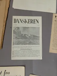 Samling af danske modstandsaviser og illegale blade fra 2. verdenskrig
