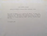 Dugald Cameron, Spitfire IIA P7350 'EB-Z' signeret litografi