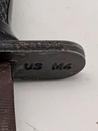 Amerikansk M4 Bajonet med U.S. M8A1 Skede