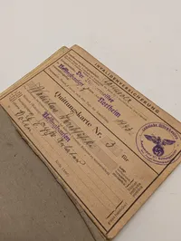 Tysk Arbejdsbog for Udlændinge (Arbeitsbuch für Ausländer) fra 1943