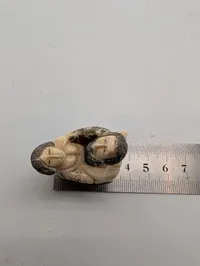 Antik JAPANESE HAND CARVED EROTIC NETSUKE FIGURES EDO / MEIJI PERIODE 