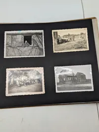 Tysk fotoalbum med portrætter af soldater fra 2. verdenskrig