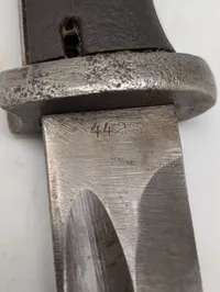 Tysk Mauser K98 Bajonet med Bakelitgreb