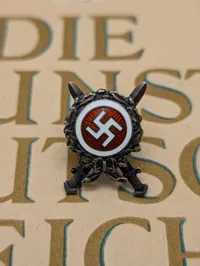 Ekstremt Sjældent Dansk D.N.A.S.A.P Æresemblem for frontkæmpere  WW2, originalt 