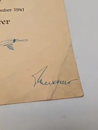 Tysk Krigsfortjenestekors 2. Klasse Tildelingsbevis til Paul Schröder, 1941