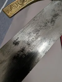 Hugo Baruch & Cie Berlin Sword with Jeweled Scabbard