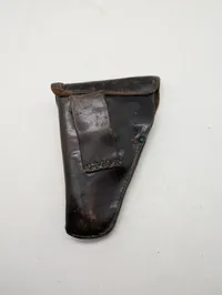 Militær læderhylster til pistol, formentlig tysk model