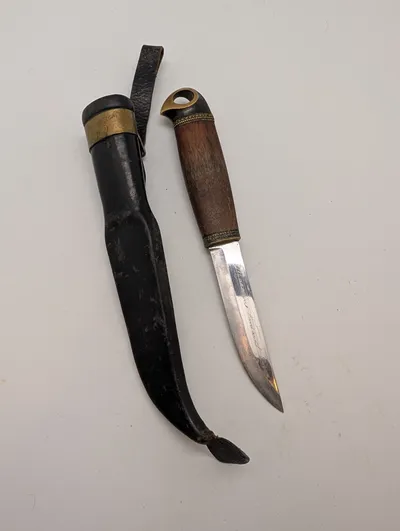 J. Marttiini Finland Puukko Knife with Leather Sheath