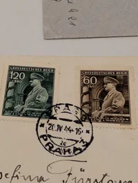 Tysk militærhistorisk samling med breve og portrætfotos fra 1940'erne