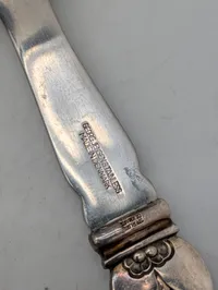 Georg Jensen Cactus Sølvbestik, To Knive i Sterling Sølv