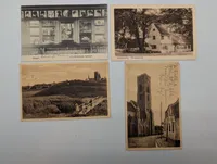 Lot of 4 Vintage Danish Topographical Postcards