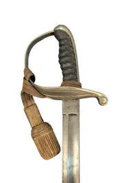 Dansk M1858 officerssabel med portepé