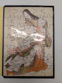 Abydos Pocket Jigsaw Japanese Poetess by Harunobu British Museum Miniature