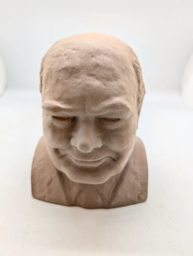 Søholm Keramik Winston Churchill Sparebøsse for Bikuben, 1979
